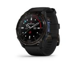 GARMIN MK3i 51mm CARBON GRAY DLC TITANIUM W BLACK SILICONE BAND