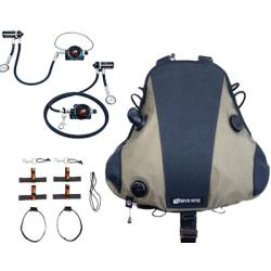 NOMAD RAY SIDEMOUNT SYSTEM - GREEN - XT1/XT2 S.M REGULATORS KIT, & TANK RIG KIT