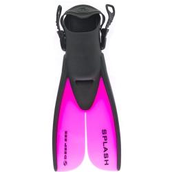 DEEP SEE JR SPLASH FINS PINK SIZE 9-13