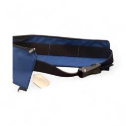 WEIGHT BELT 5- ZIPPER POCKETS W/ BUCKEL