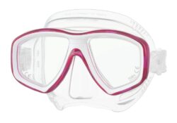 CEOS MASK -BOUGAINVILLEA PINK w/ CLEAR SKIRT