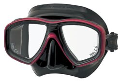 CEOS MASK -BLACK/METALLIC DARK RED