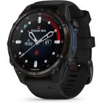 GARMIN MK3i 43mm CARBON GRAY DLC TITANIUM W BLACK SILICONE BAND