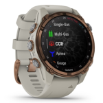 GARMIN MK3i 43mm BRONZE PVD TITANIUM FRENCH GRAY SILICONE BAND