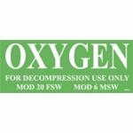 Sticker OXYGEN STICKER