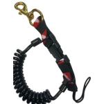 Q/R COIL LANYARD WITH SNAP & DIVE FLAG WEBBING