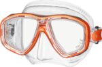 CEOS MASK -ENERGY ORANGE w/ CLEAR SKIRT