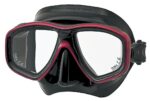 CEOS MASK -BLACK/METALLIC DARK RED