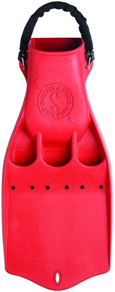 Jet Fin w/Spring Heel Strap - Red