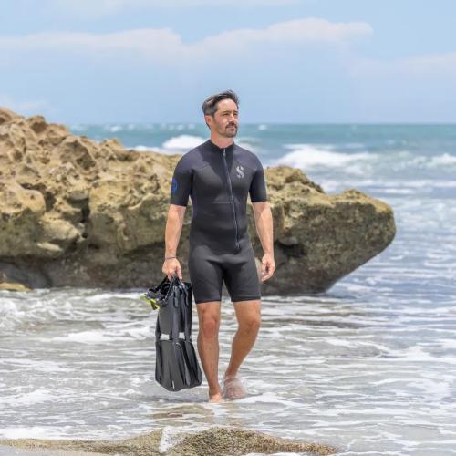 Oneflex Shorty Men's -2.5mm Front Zip