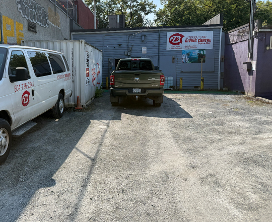 International Diving Centre Free Rear Parking Area