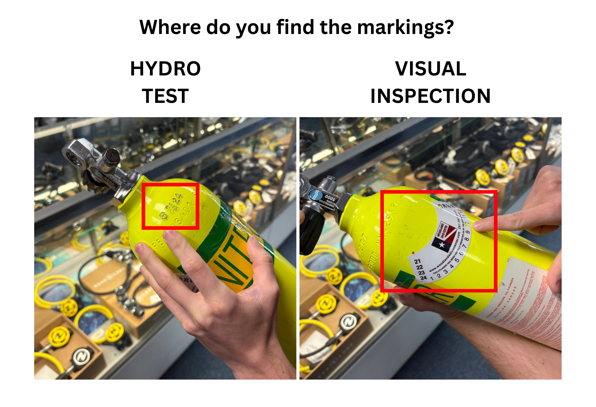 Hydro Test Date Mark