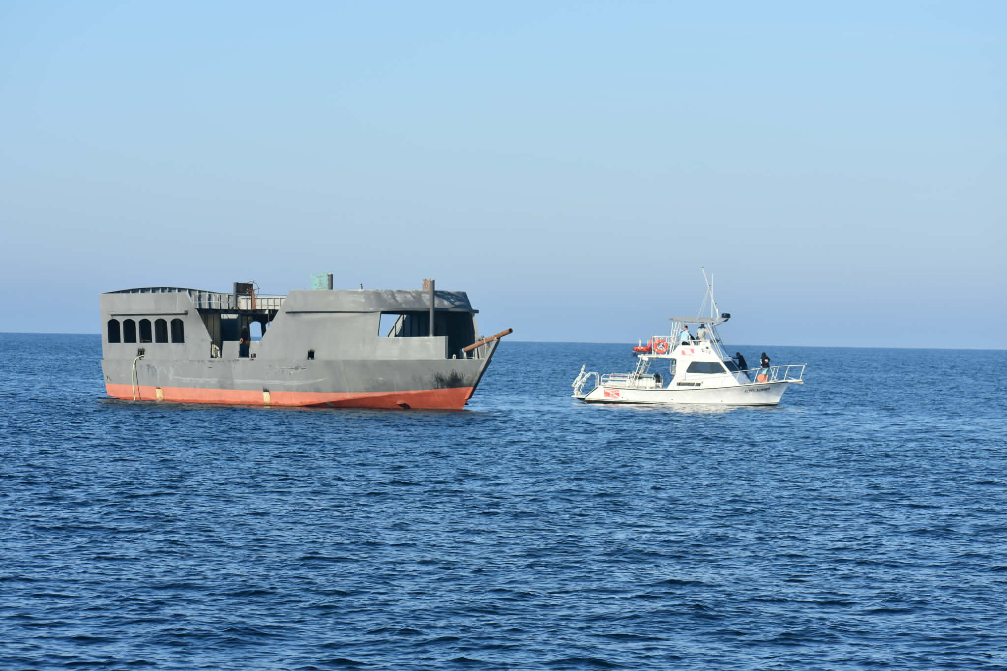 The famous Black Pearl, now a dive site off Panama City.
