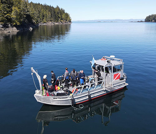 Dry Suit Diver Training on Vancouver Island