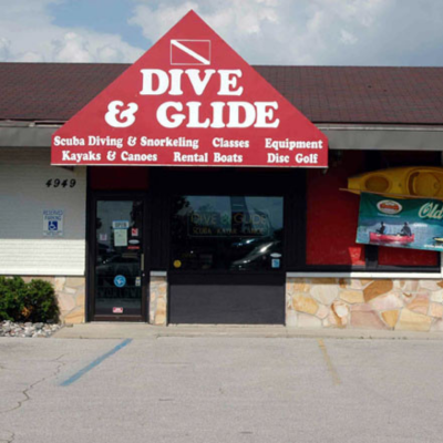Dive and Glide Scuba's former Auburn Michigan location