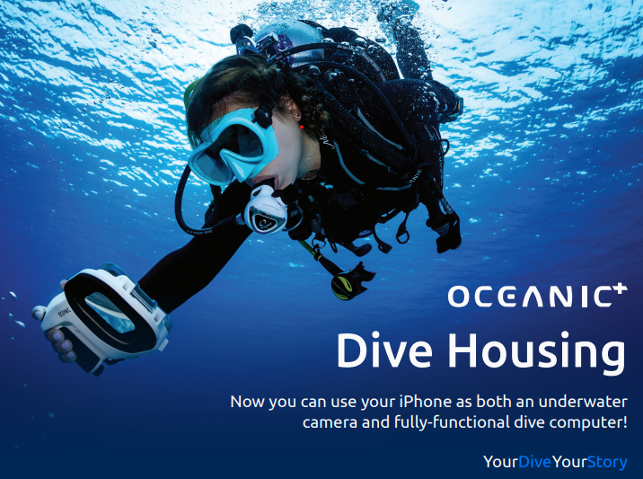 Oceanic+ Dive Housing