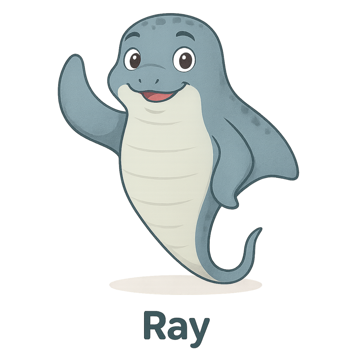 Ray the friendly manta ray