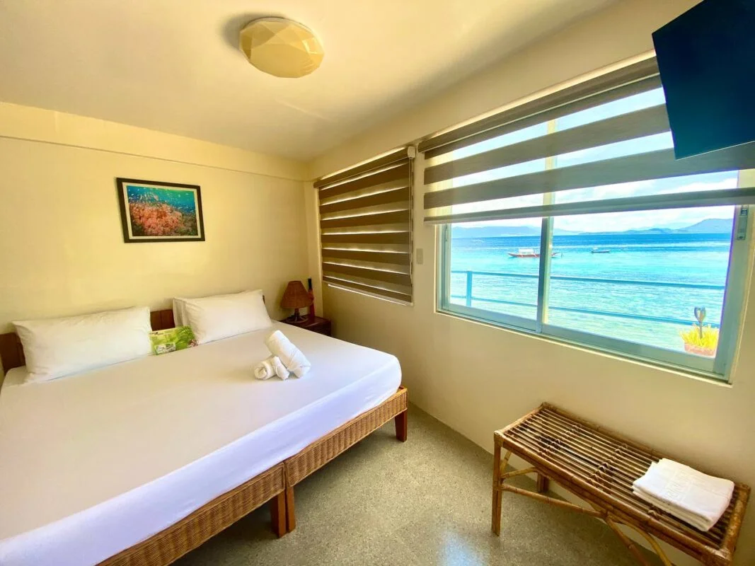 Oceanfront room at Scandi Divers