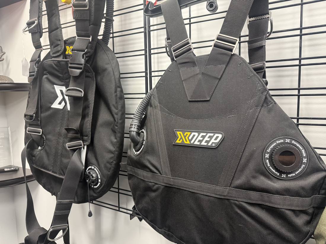 XDEEP sidemount and backmount BCDs for sale at Dive Arizona in Queen Creek, AZ