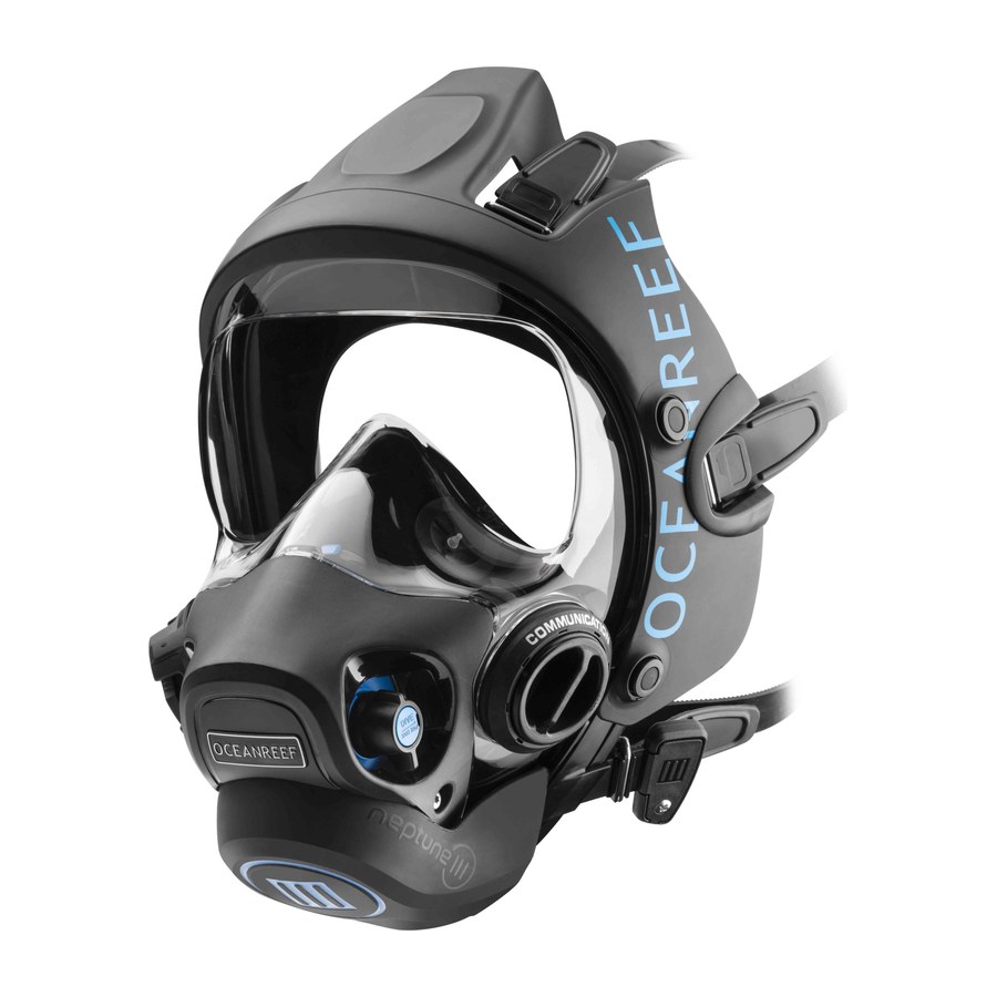 Ocean Reef Neptune III full face mask in black