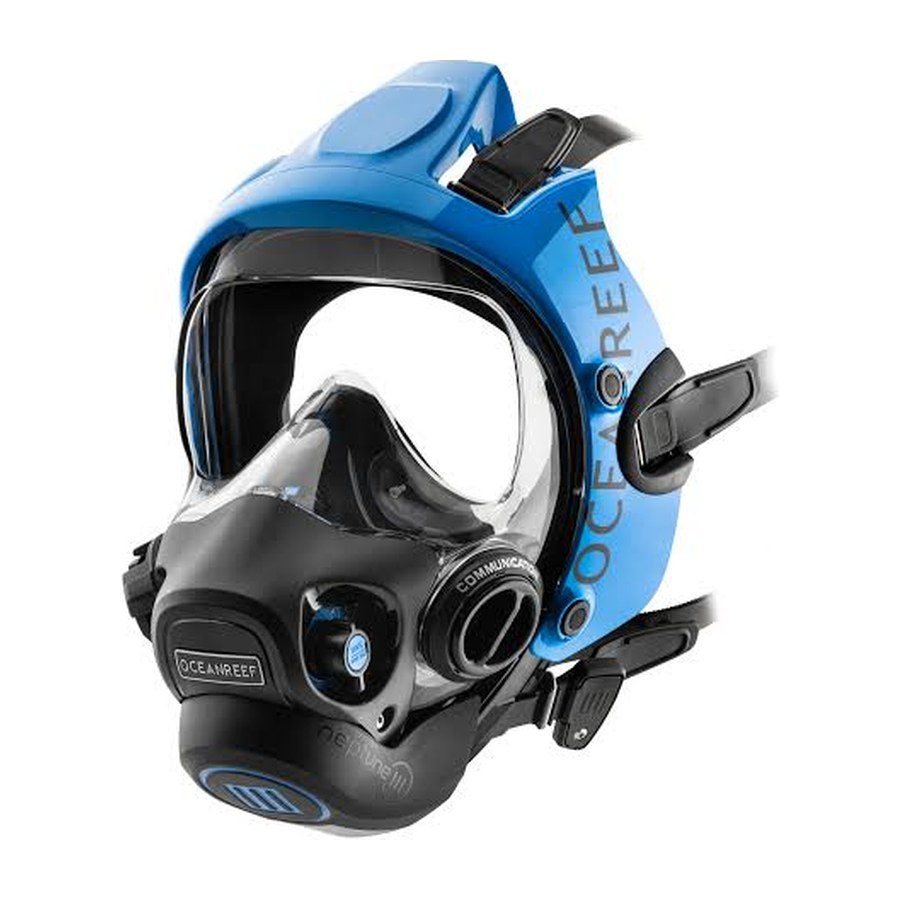 Ocean Reef Neptune III full face mask in blue