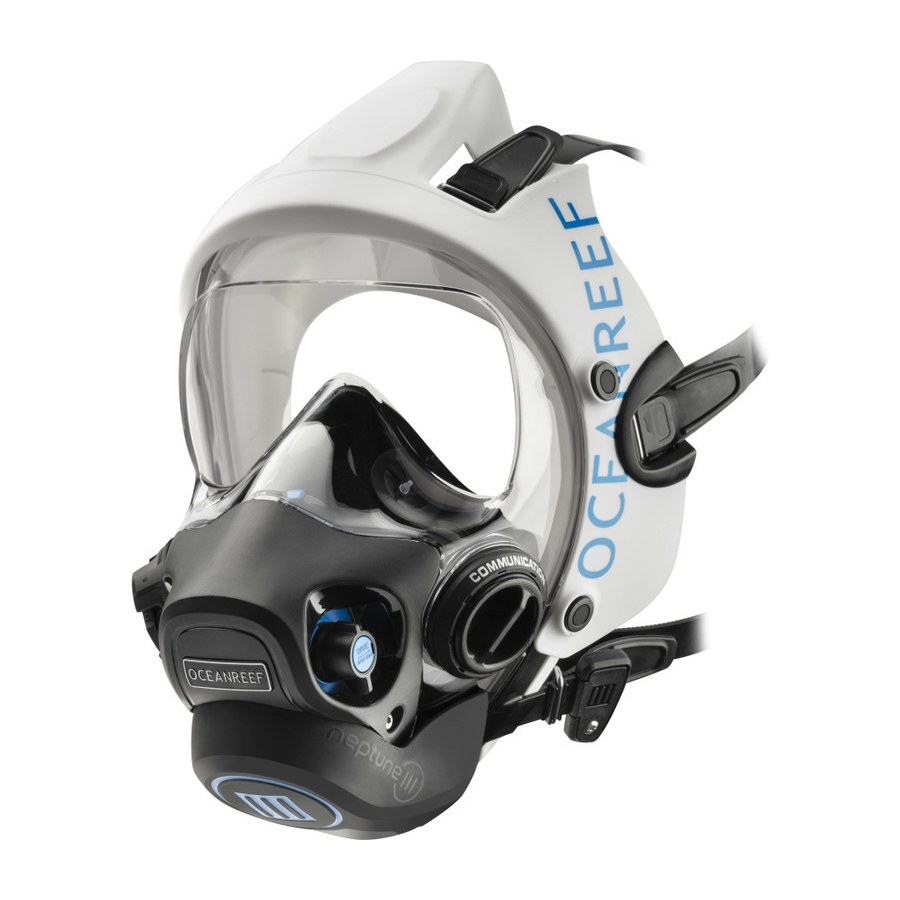 Ocean Reef Neptune III full face mask in white