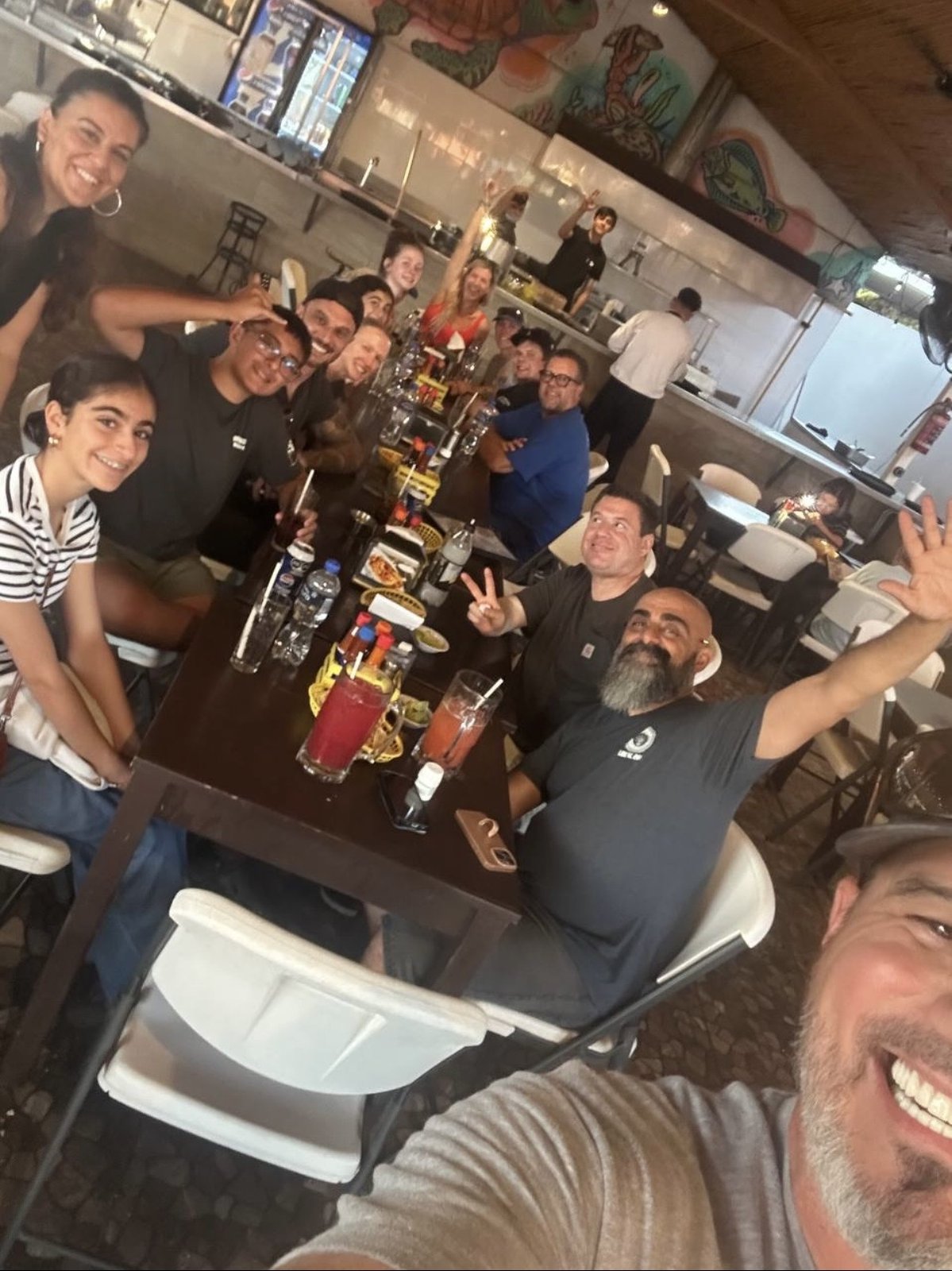 Dive Arizona group out for tacos on the San Carlos malecon