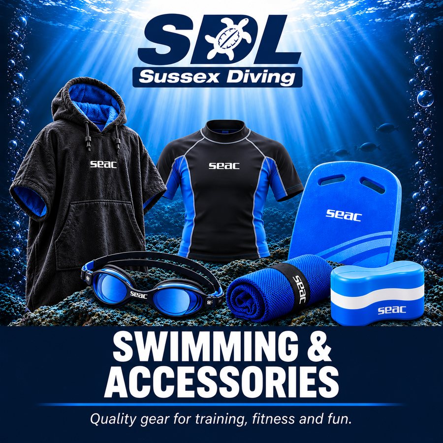 Diving clothing, hoodies, T-shirts and changing robes from Sussex Diving