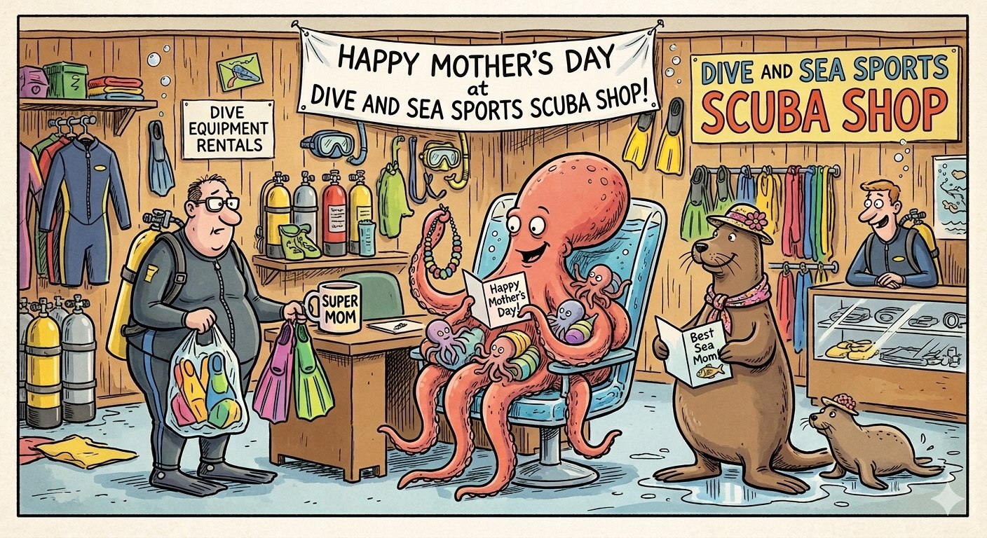 Happy Mother's Day from Dive and Sea Sports!