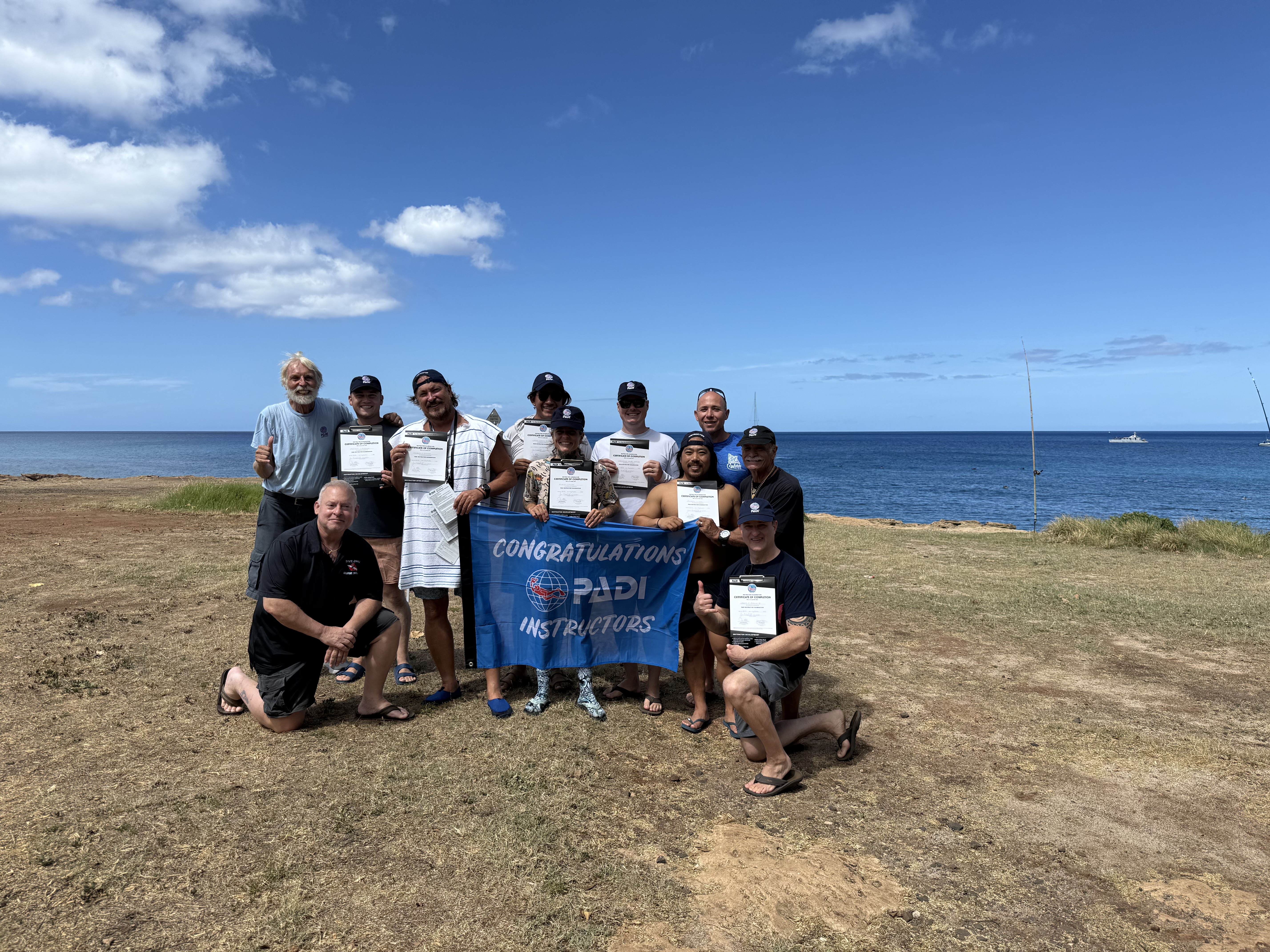 PADI Instructor Development Course graduates