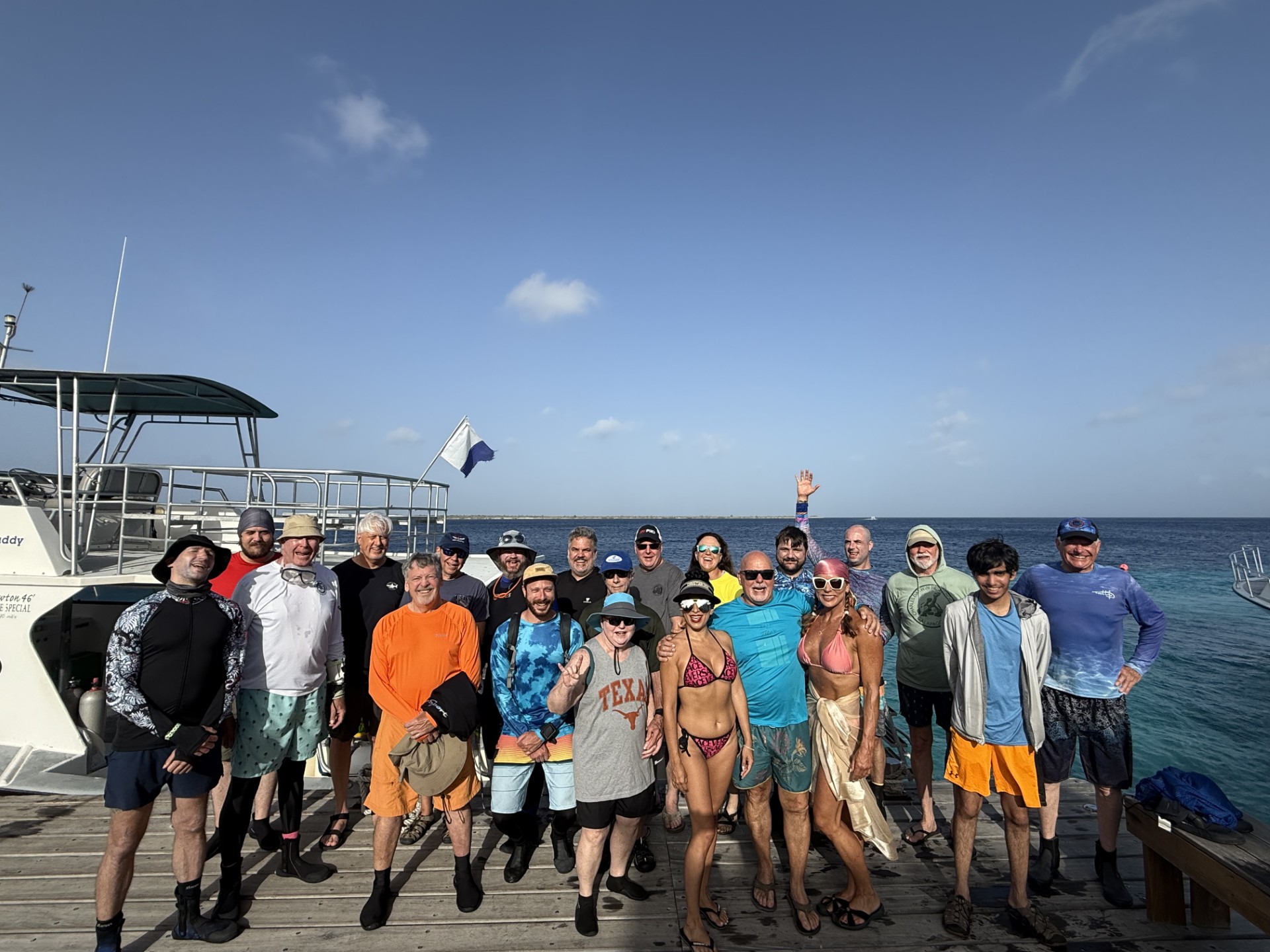 Tom's Dive & Swim Bonaire group, July 2026