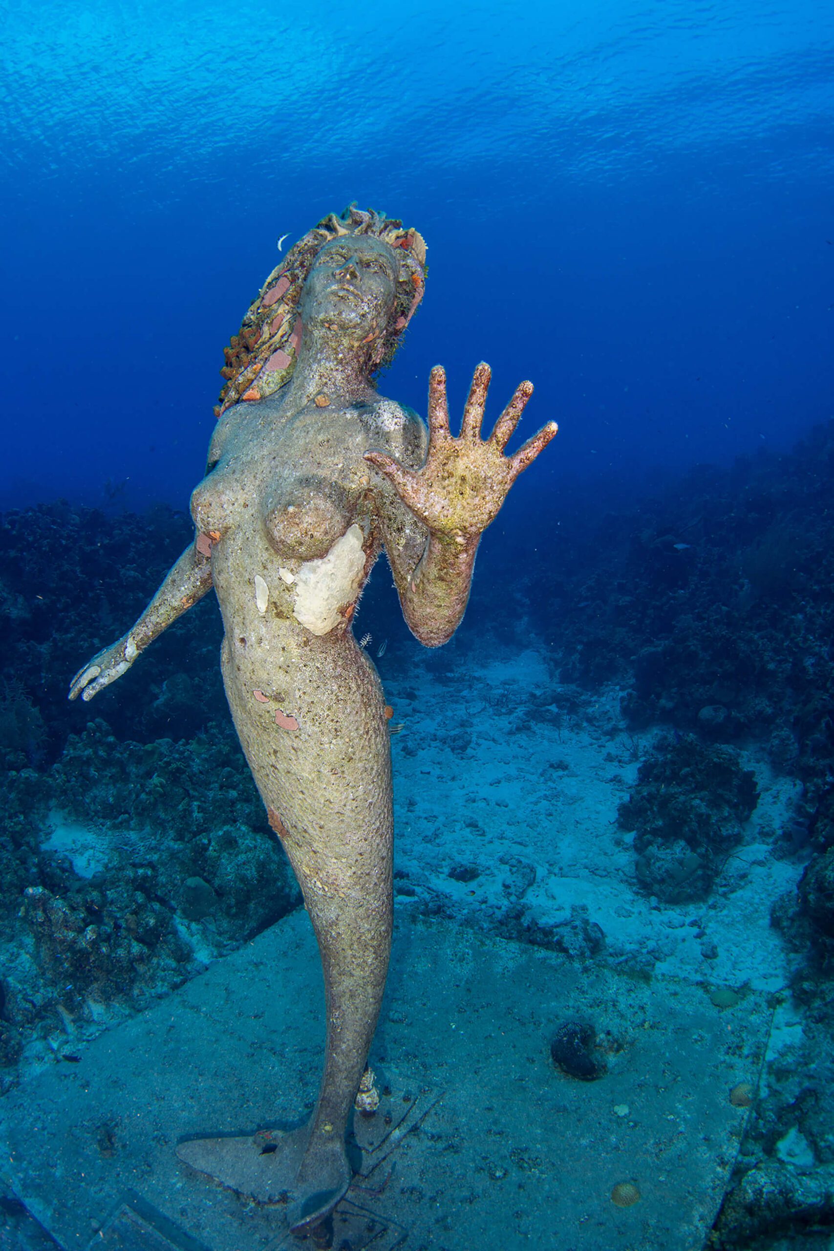 Amphitrite mermaid statue, Grand Cayman