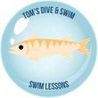 Barracudas swim level sticker badge, Tom’s Dive & Swim