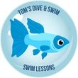 Guppies swim level sticker badge, Tom’s Dive & Swim