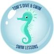 Seahorse swim level sticker badge, Tom’s Dive & Swim