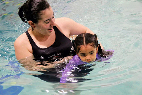 The swim instructor team at Tom’s Dive & Swim in Austin, TX.