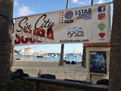 Catalina Harbor Cleanup banner