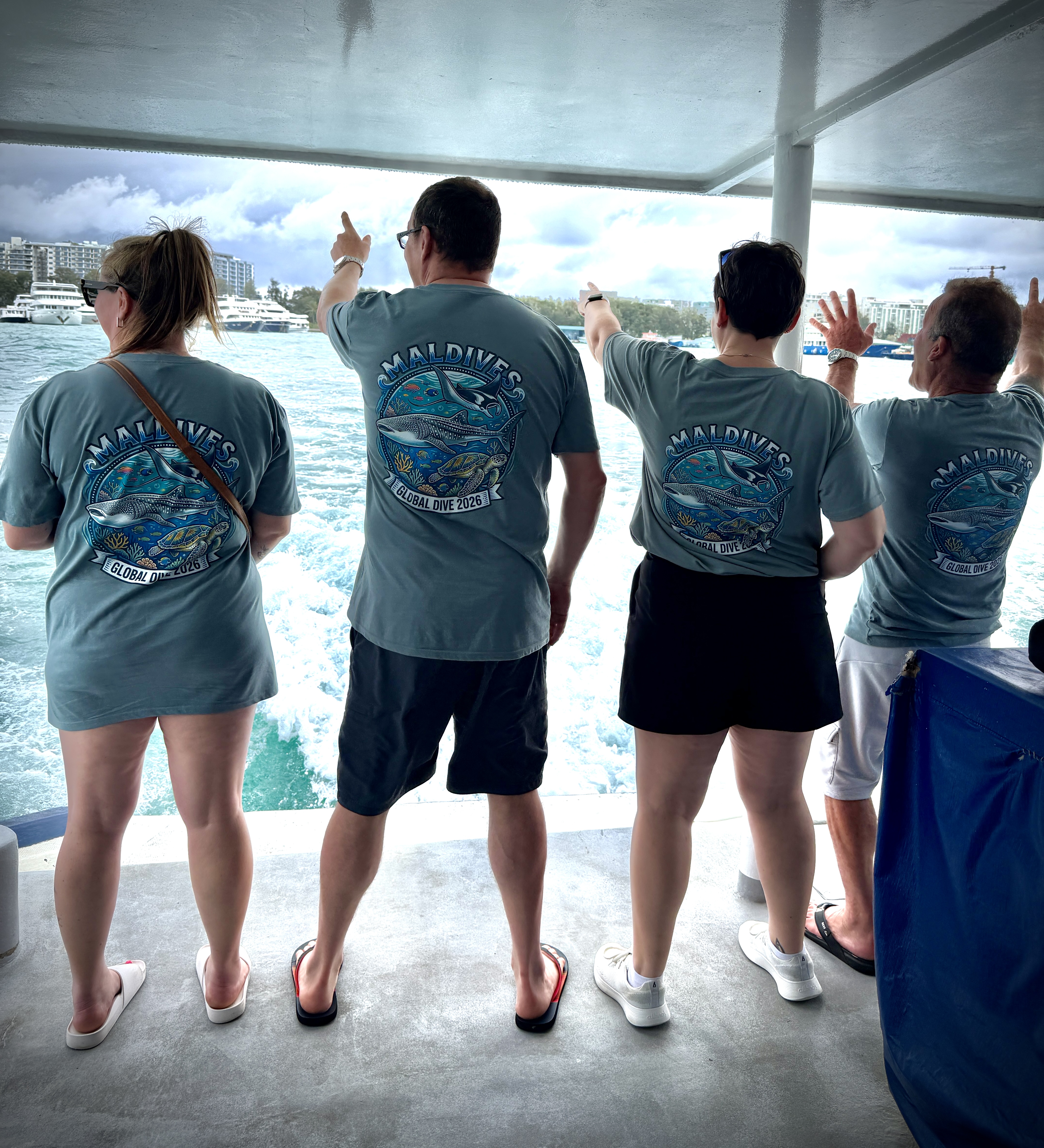 Global Dive Team looking back at their trip