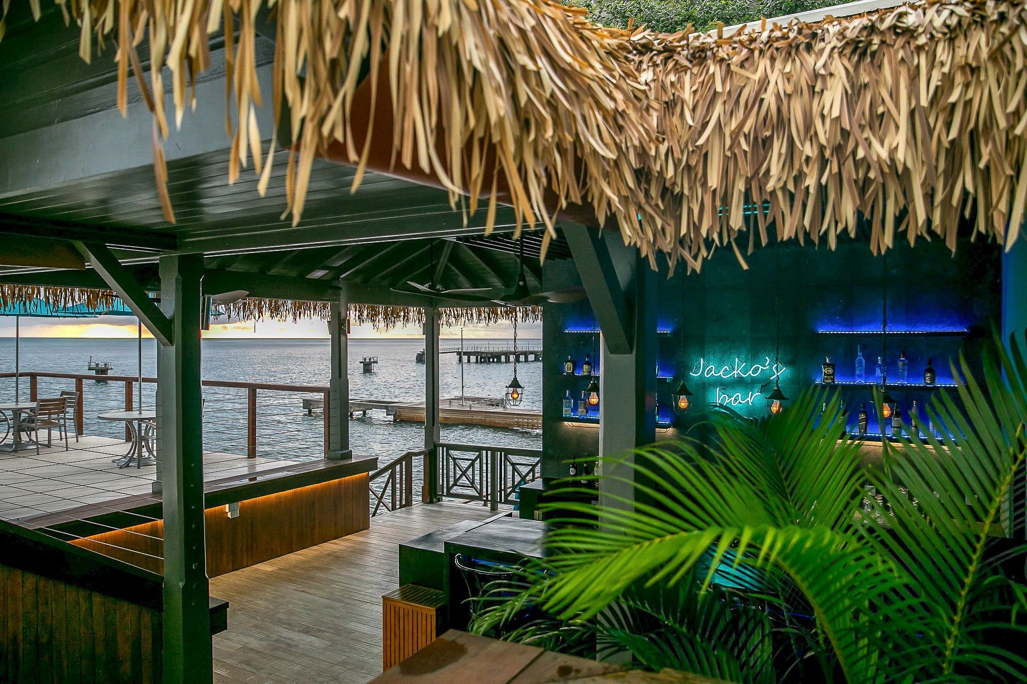 Bar area at Fort Young Hotel
