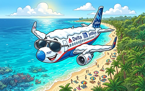 AIRLINE SERVICE TO ST CROIX VIRGIN ISLANDS