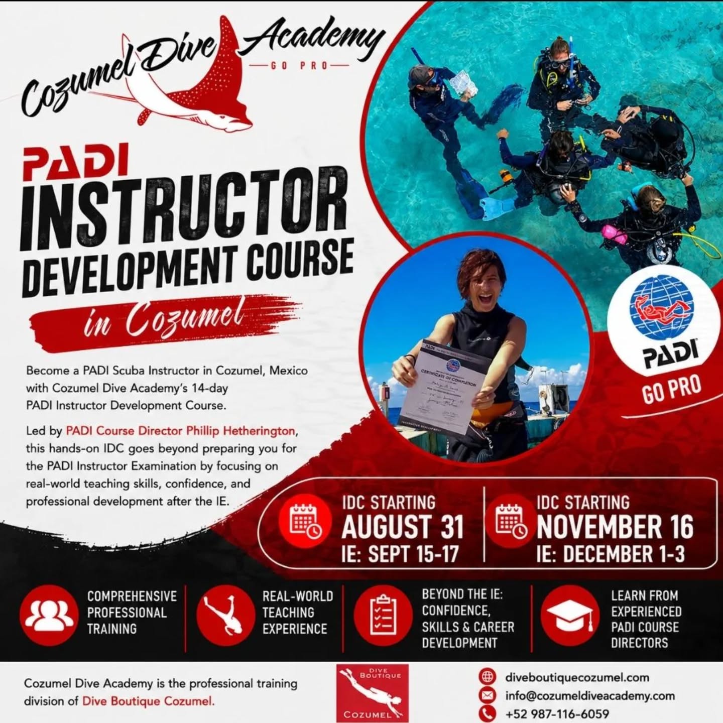PADI-IDC-Course-in-Cozumel