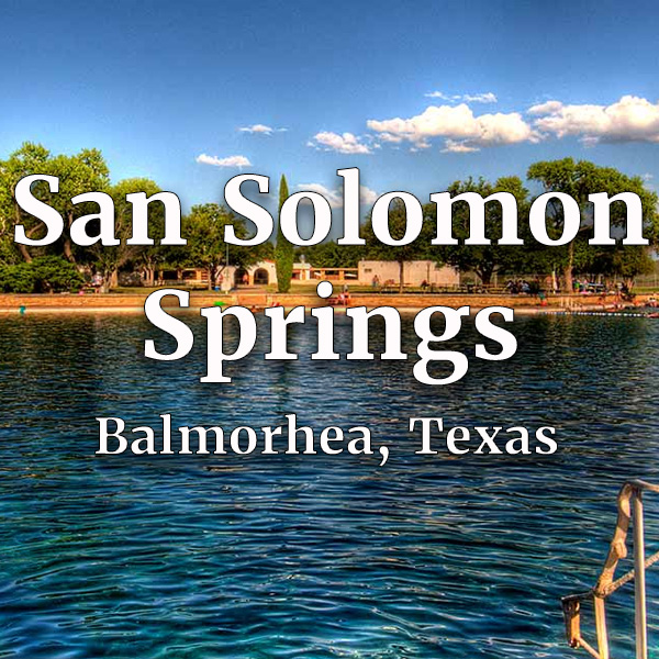 San Solomon Springs Balmorhea Texas
