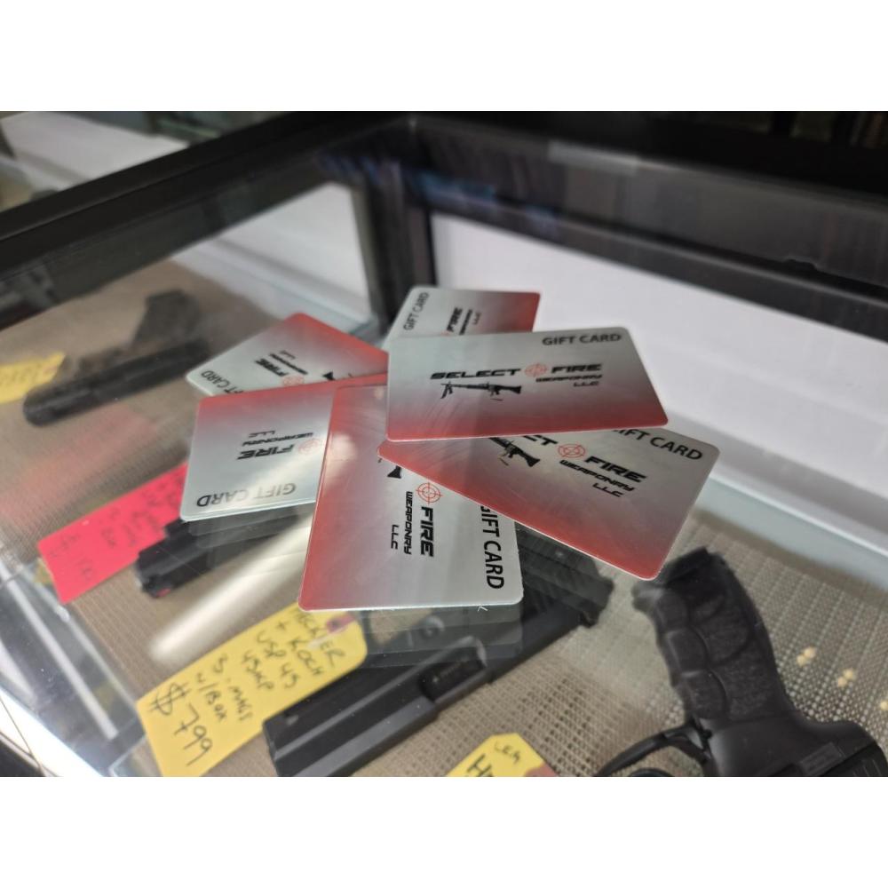 Select Fire Weaponry Gift Card