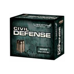 LIBERTY CIVIL DEFENSE 40 SW 60GR HP 20RD 10BX/CS