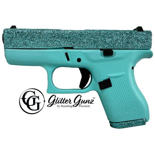 Glock 42 380ACP Glitter Gun Maliblue