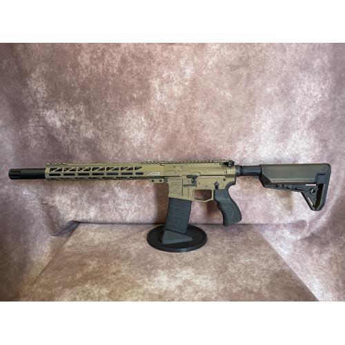 BBF Lightweight AR-15 16" .223 WYLDE Barrel 1:8 Black Barrel Fluted