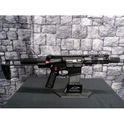BBF UL AR15 5" 5.56 COLLAPS PISTOL RED ACCENTS