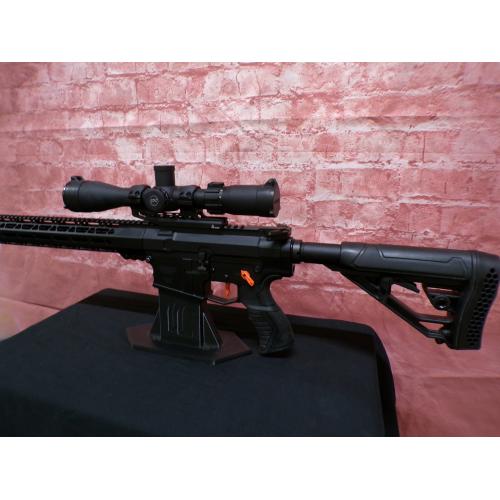 .308 AR10 RIFLE WITH 18" BARREL 15" HANDGUARD