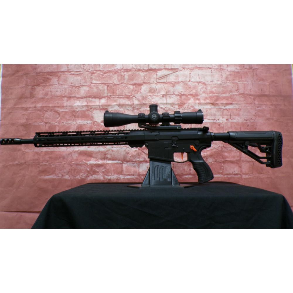.308 AR10 RIFLE WITH 18" BARREL 15" HANDGUARD