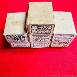8MM Mauser Yugoslavian ball ammo, 7.9mm ammo (Consignment)